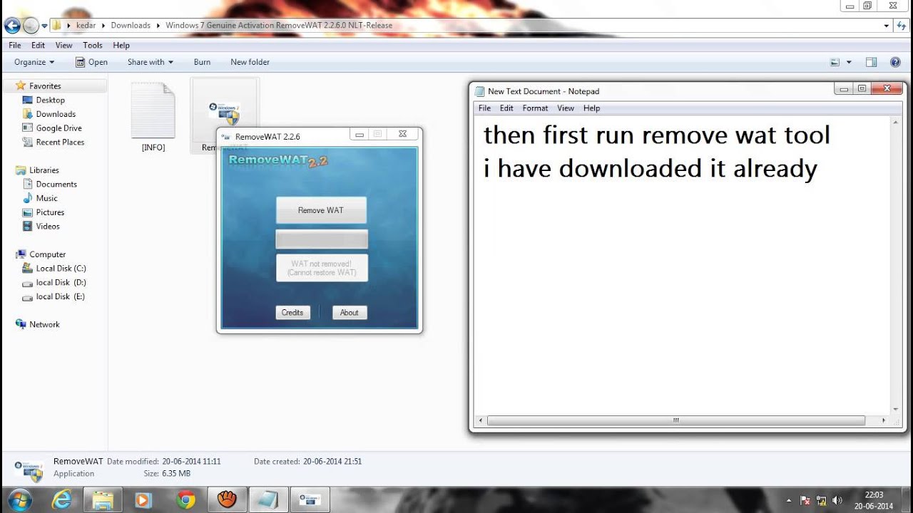 Removewat Windows 7 Download Softpedia